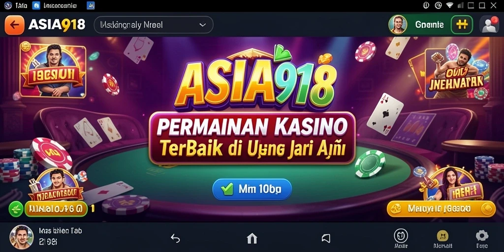 Tampilan gameplay seru dan interaktif di ASIA918.