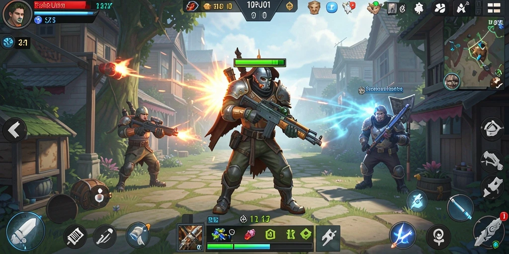 Tampilan gameplay menakjubkan dari BARU01 dengan strategi mendalam.