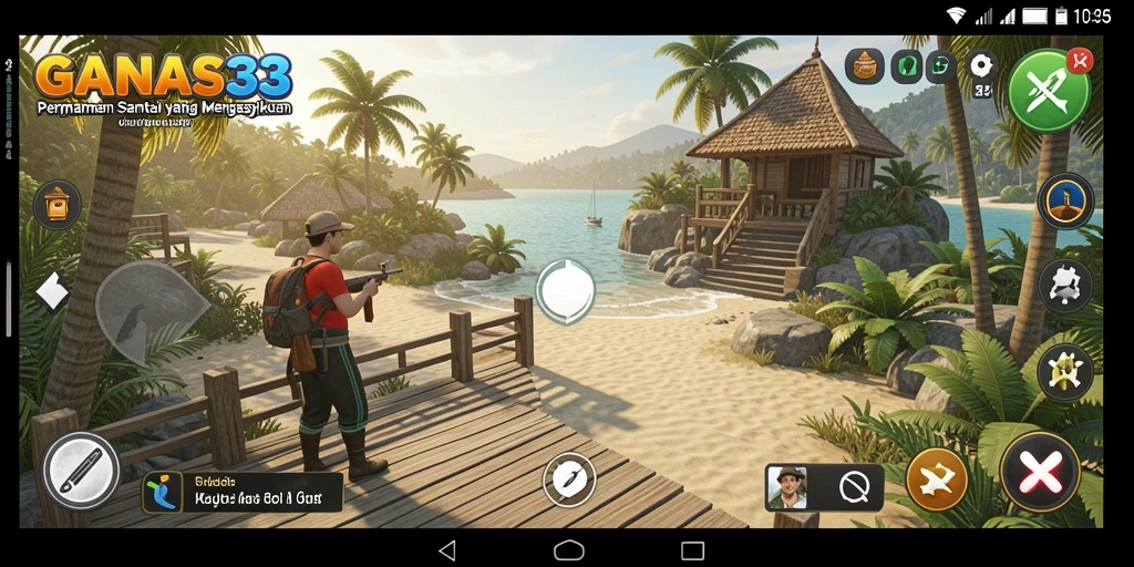 Tampilan gameplay menarik dan menyenangkan dari GANAS33.