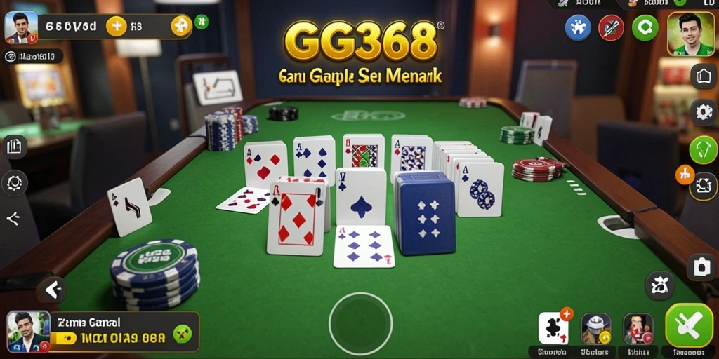 Tampilan screenshot game Gaple yang seru dan interaktif.