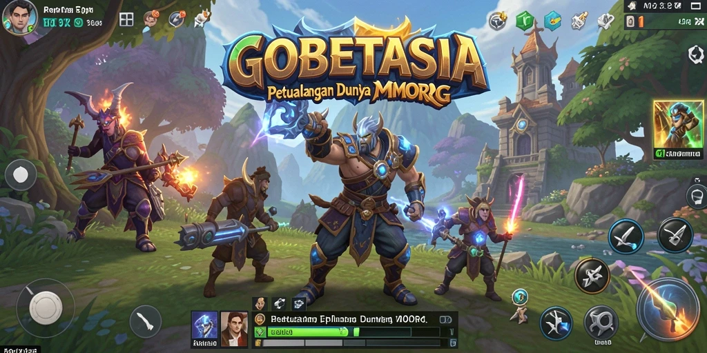 Tampilan gameplay mendebarkan di dunia GOBETASIA.