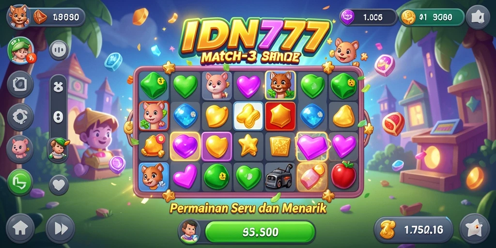 Tampilan gameplay seru dan menantang di IDN777.