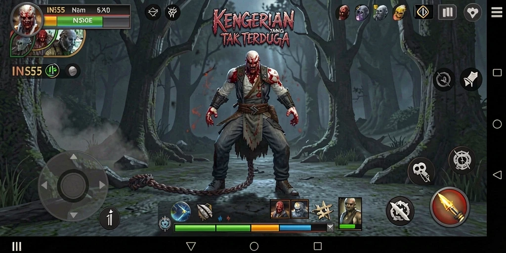 Gameplay menakutkan dalam INS55 yang membuat Anda terjebak dalam ketegangan.