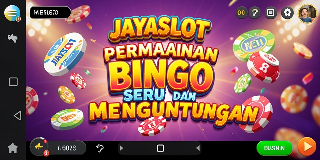 Tampilan gameplay JAYASLOT yang menampilkan suasana Bingo yang seru.