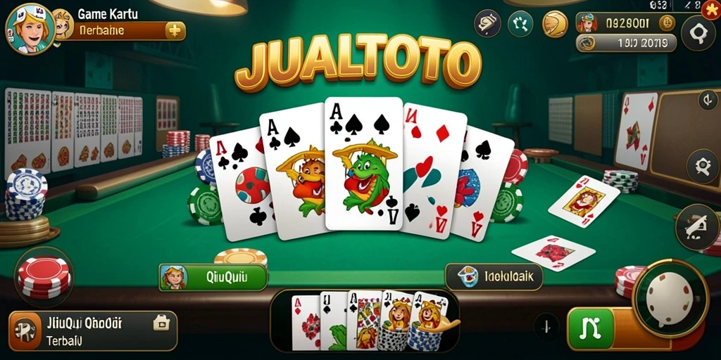 Screenshot gameplay QiuQiu JUALTOTO yang seru dan mendebarkan.