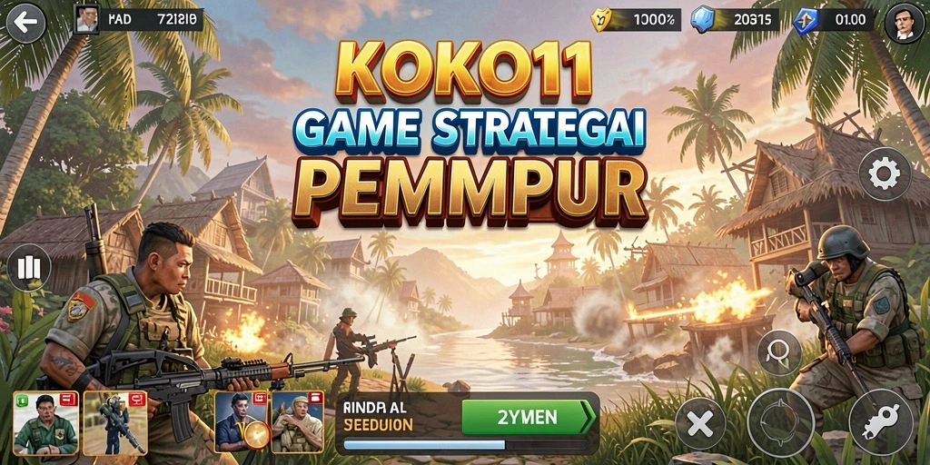 Tampilan gameplay KOKO11 yang menegangkan dan strategis.