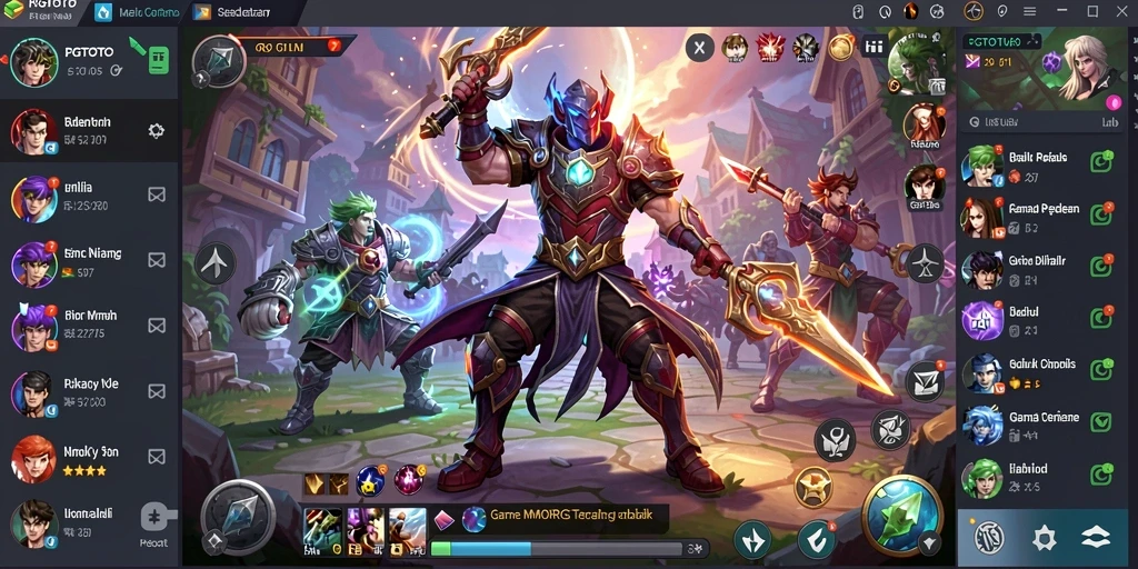 Tampilan gameplay PGTOTO yang menarik dan seru dalam dunia MMORPG.