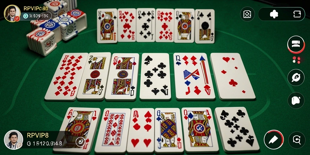 Tampilan menarik dari gameplay RPVIP8 dengan setiap gerakan domino.