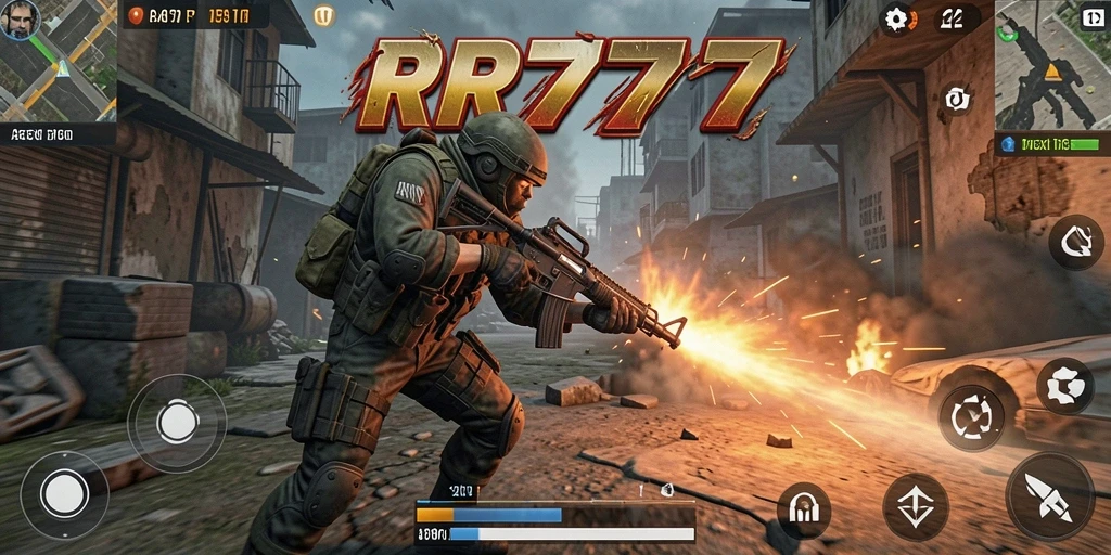 Tampilan gameplay RR777 yang mengesankan dan mendebarkan.