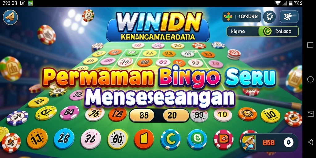 Tampilan gameplay seru dari aplikasi Bingo WINIDN.