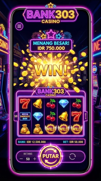Transaksi yang aman dan cepat melalui aplikasi bank303.